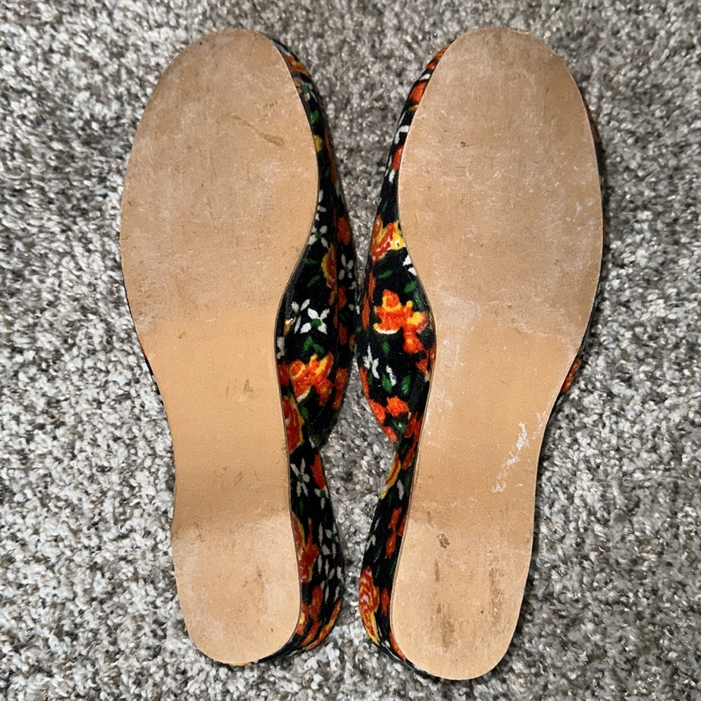 Slippers velour made in Poland size 36 European (23 cm long) - Picture 4 of 7